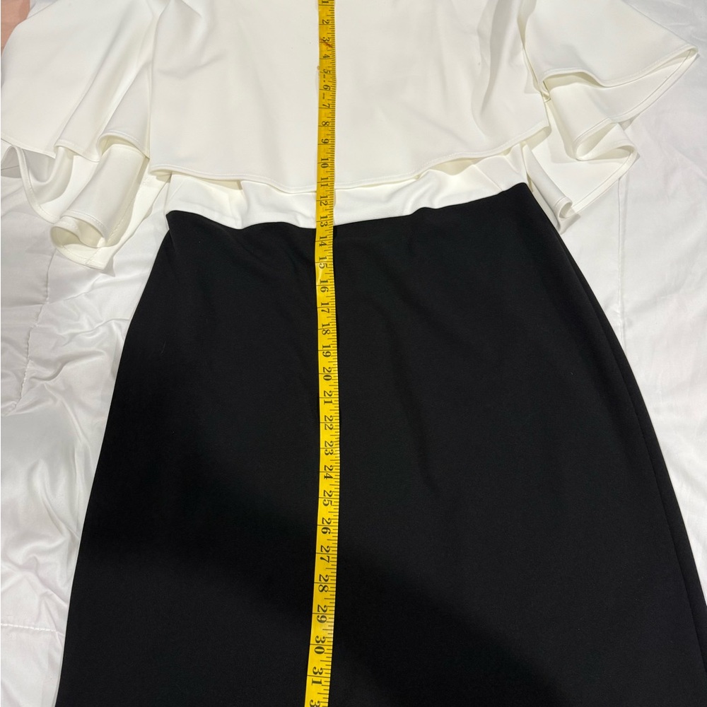 Elegant Black and White Women's dress